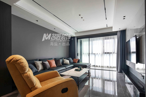 嘉興市嘉善萬聯(lián)城現(xiàn)代簡約風(fēng)格三居室裝修案例