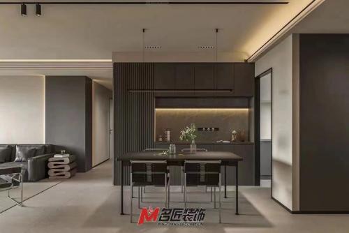 陽江市恒大名都現(xiàn)代簡約風格三居室裝修案例